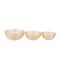 CosmoLiving by Cosmopolitan Set of 3" Gold Metal Glam Decorative Bowl, 16" x 16" x 16"